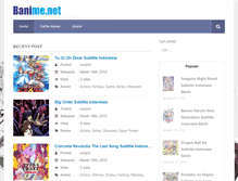 Tablet Screenshot of banime.net